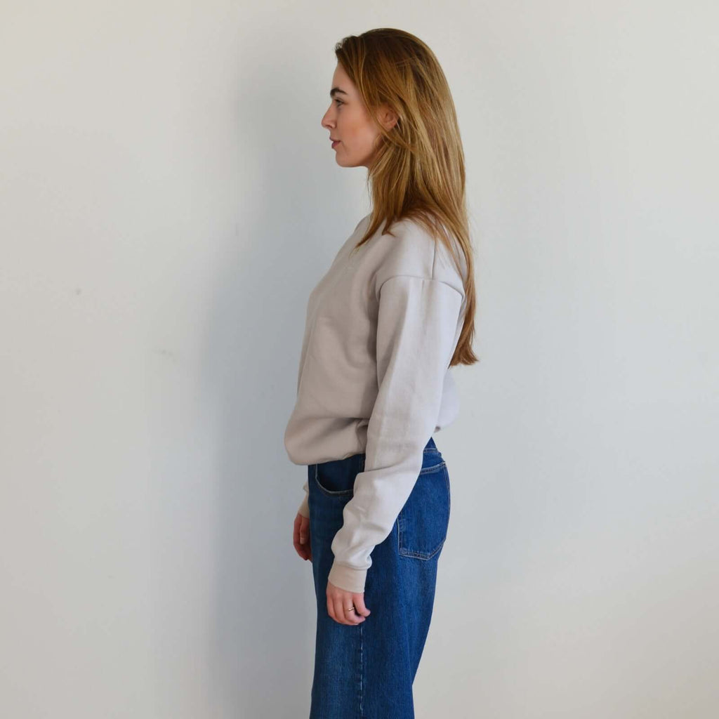 The Essential Crewneck Beige