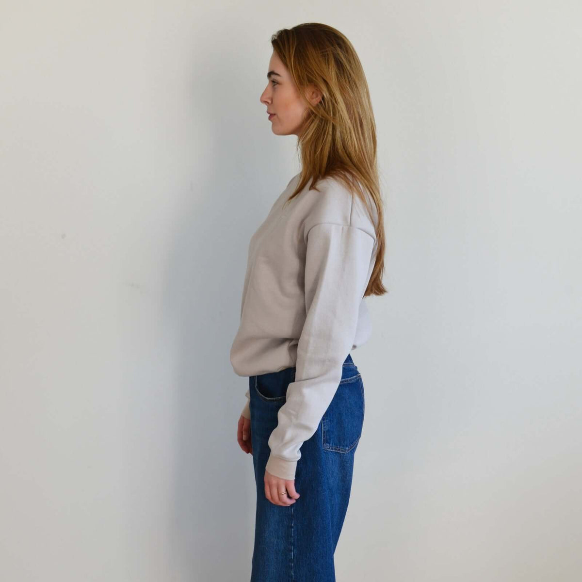The Essential Crewneck Beige