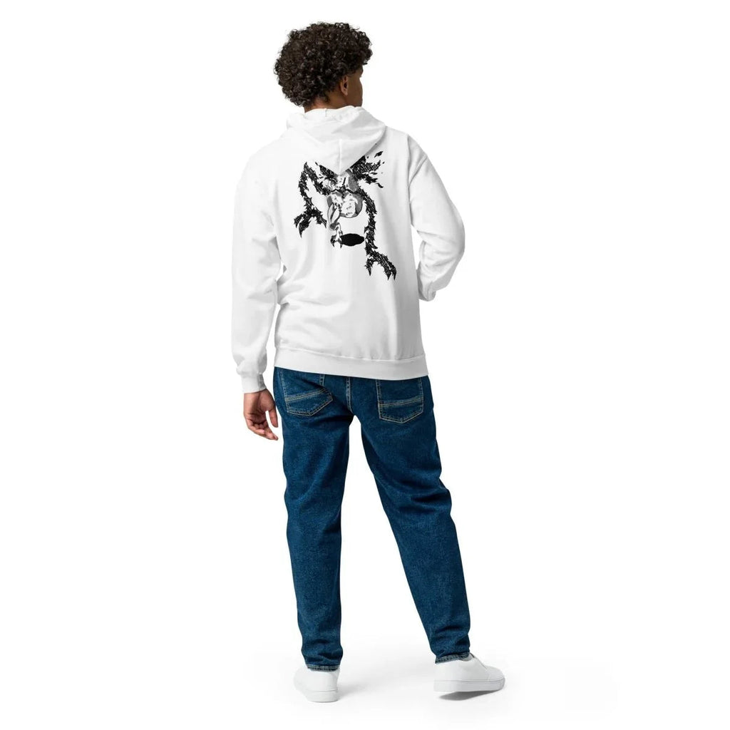 Premium Represent Zip-Hoodie White