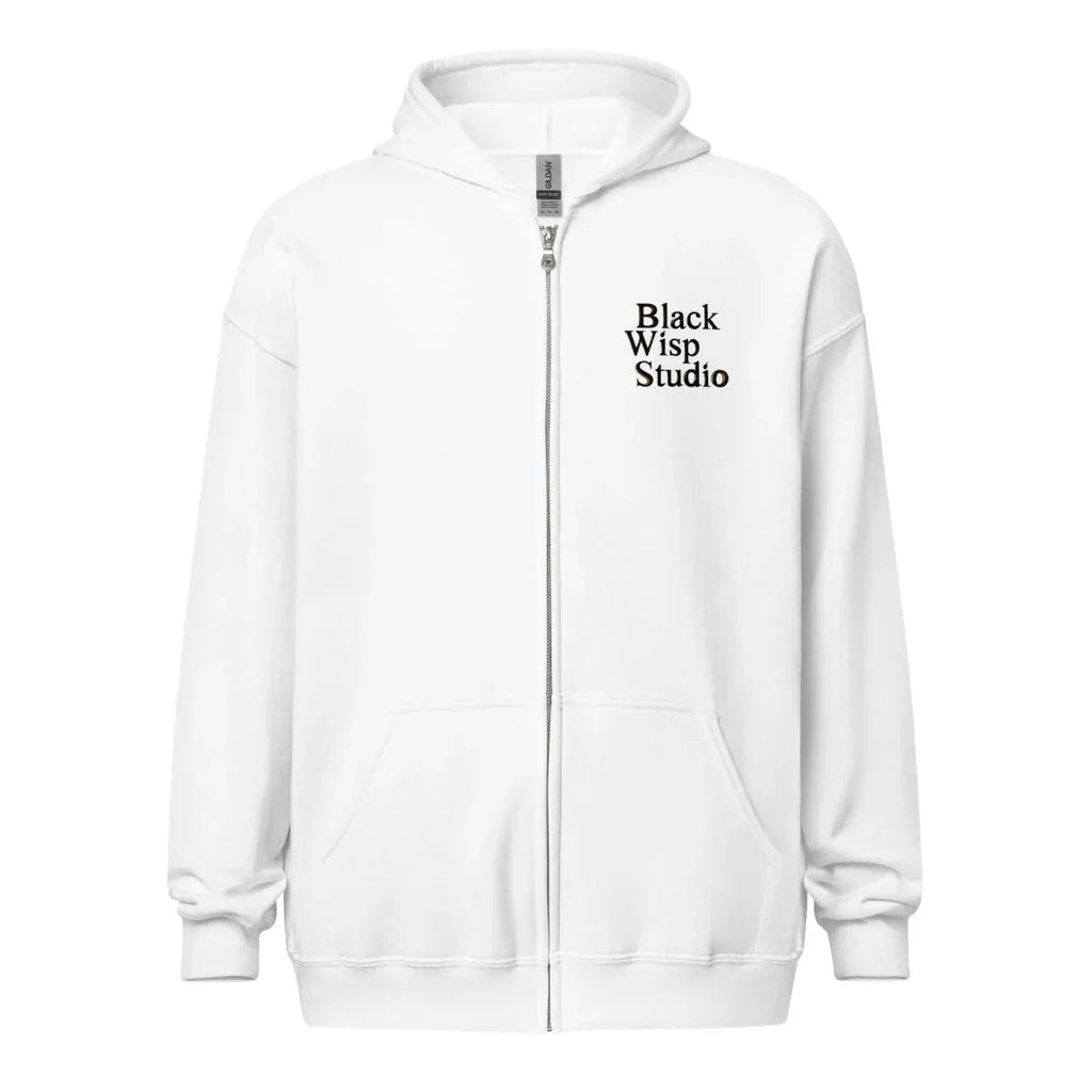 Premium Represent Zip-Hoodie White