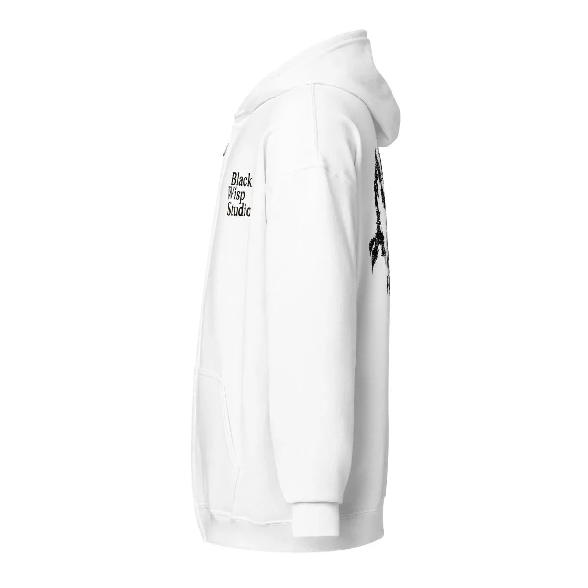 Premium Represent Zip-Hoodie White